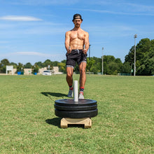 Load image into Gallery viewer, Reverse Out Knee Pain Weighted Sled on Grass kneesovertoes
